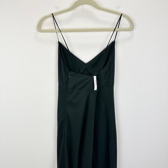 Madewell Sleek Black Midi Dress - Picture 10 of 15